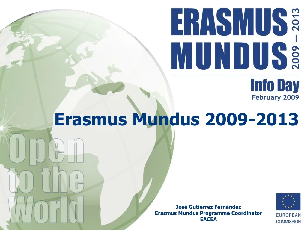 erasmus mundus 2009 2013 n.