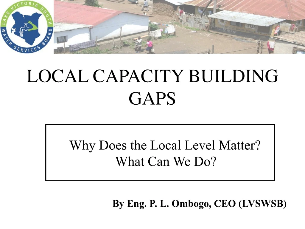 local capacity building gaps n.
