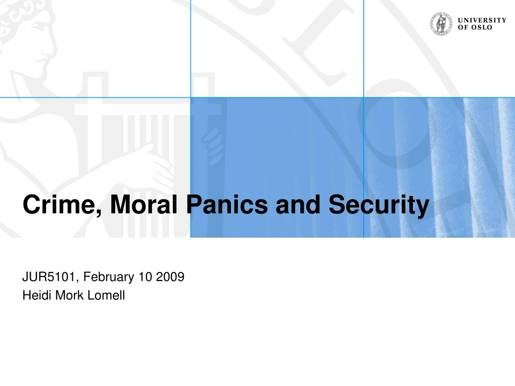 crime moral panics and security n.
