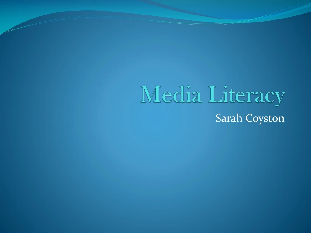 media literacy n.