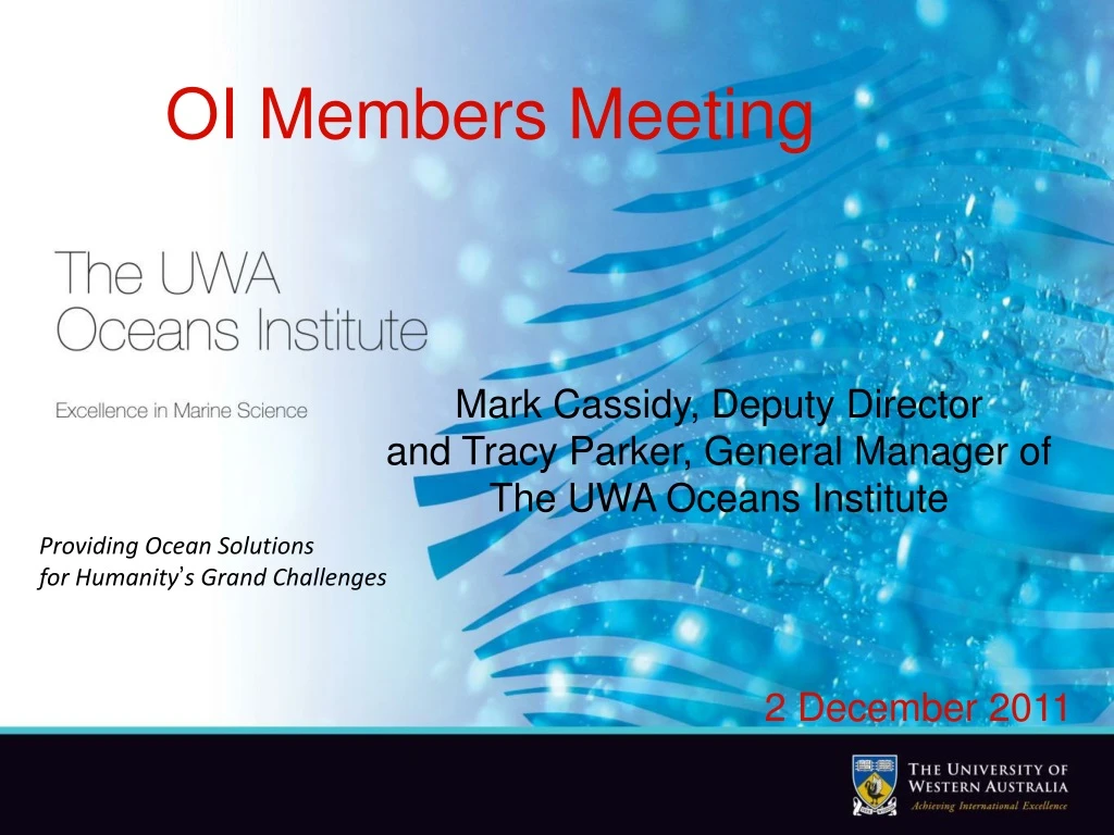 oi members meeting n.
