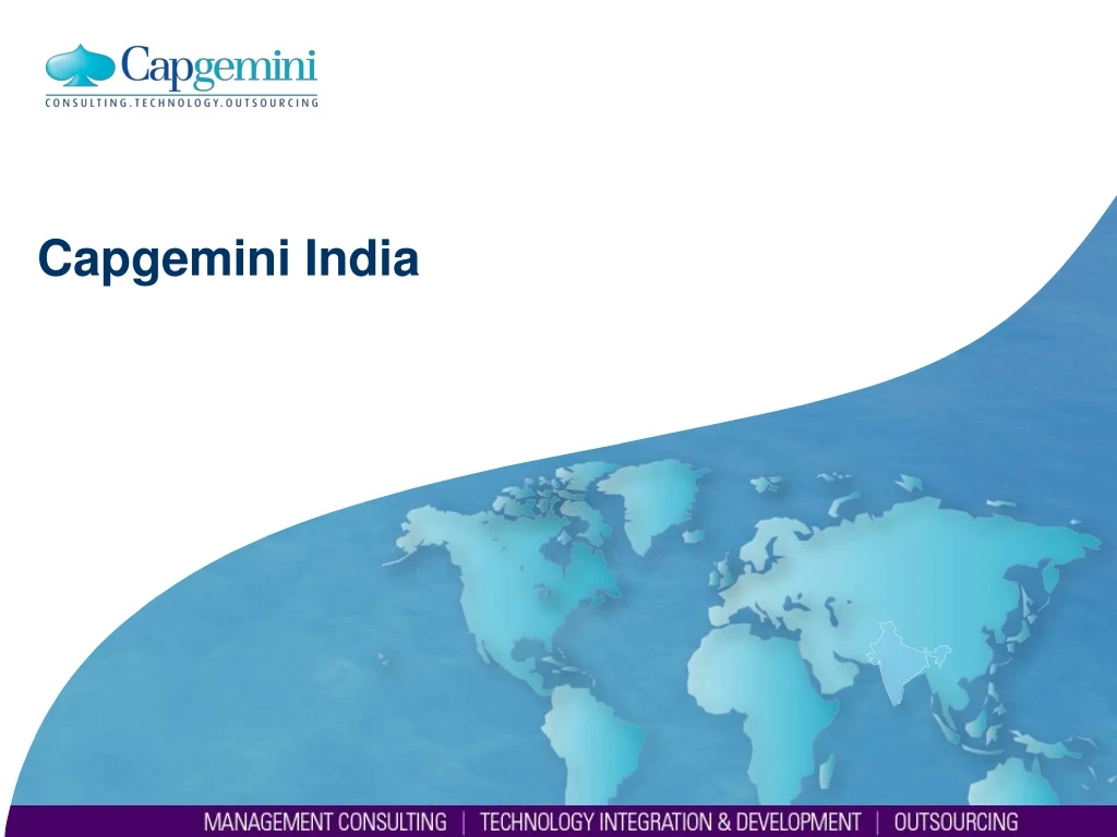 PPT Capgemini India PowerPoint Presentation, free download ID8608494