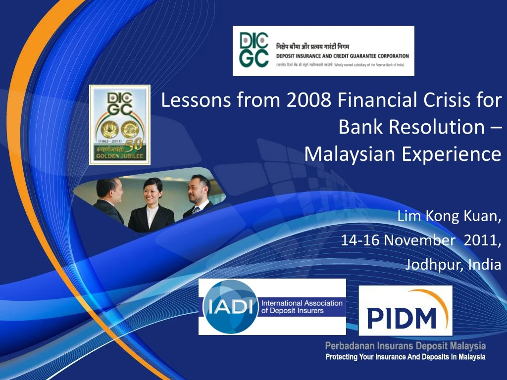 lessons from 2008 financial crisis for bank resolution malaysian experience n.