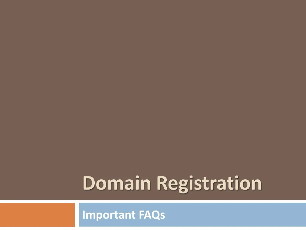 domain registration n.