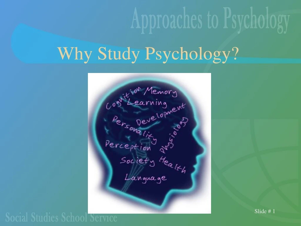 PPT - Why Study Psychology? PowerPoint Presentation, free download - ID ...