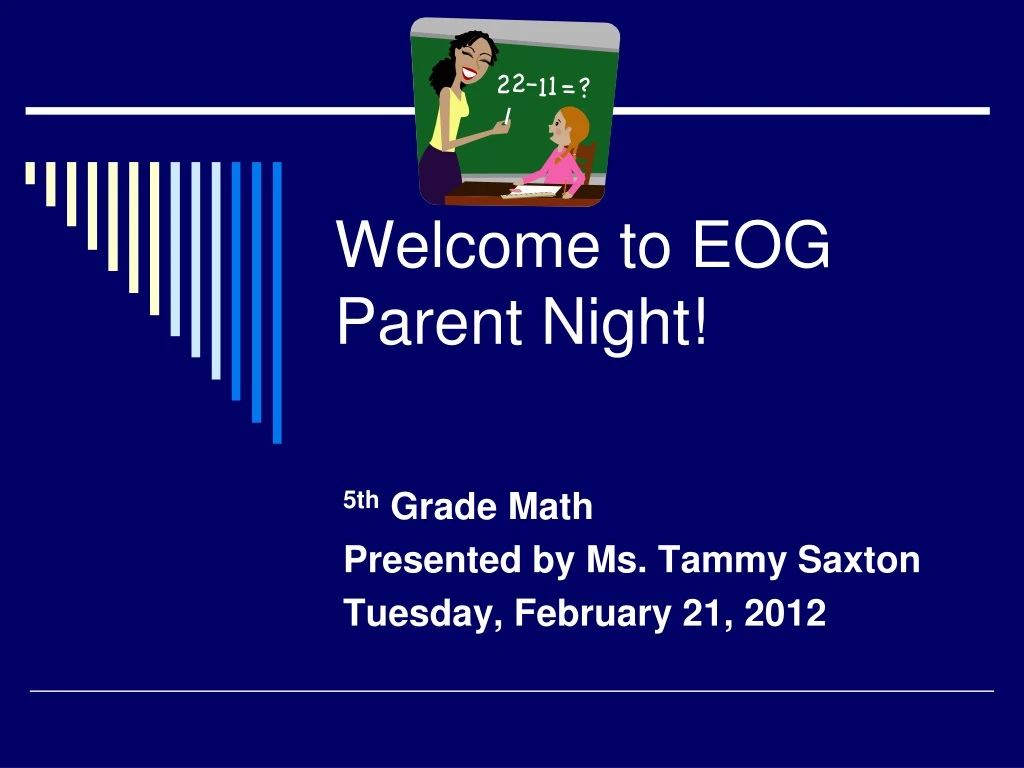 welcome to eog parent night n.