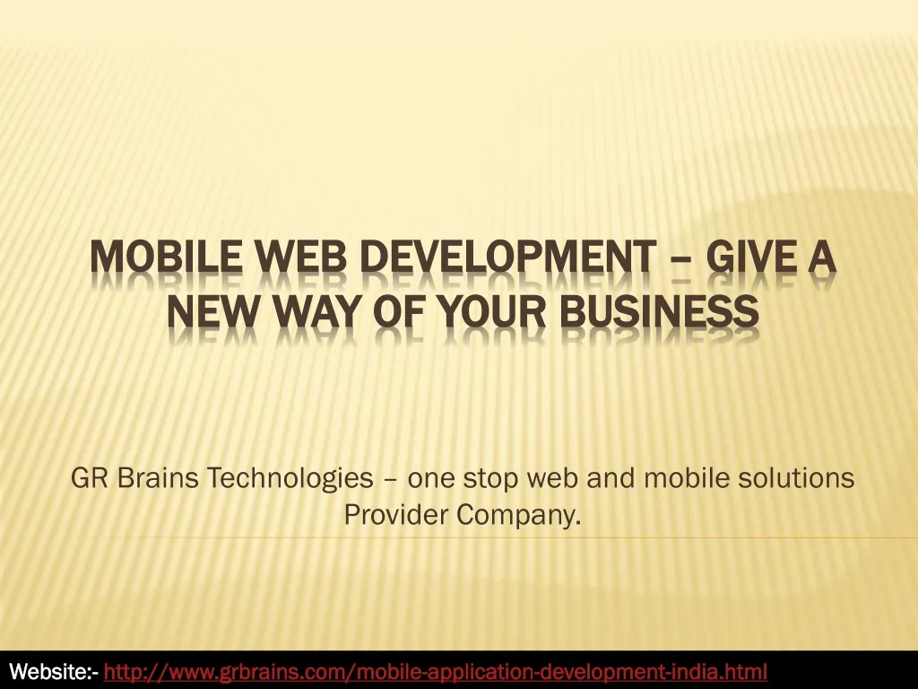 gr brains technologies one stop web and mobile solutions provider company n.