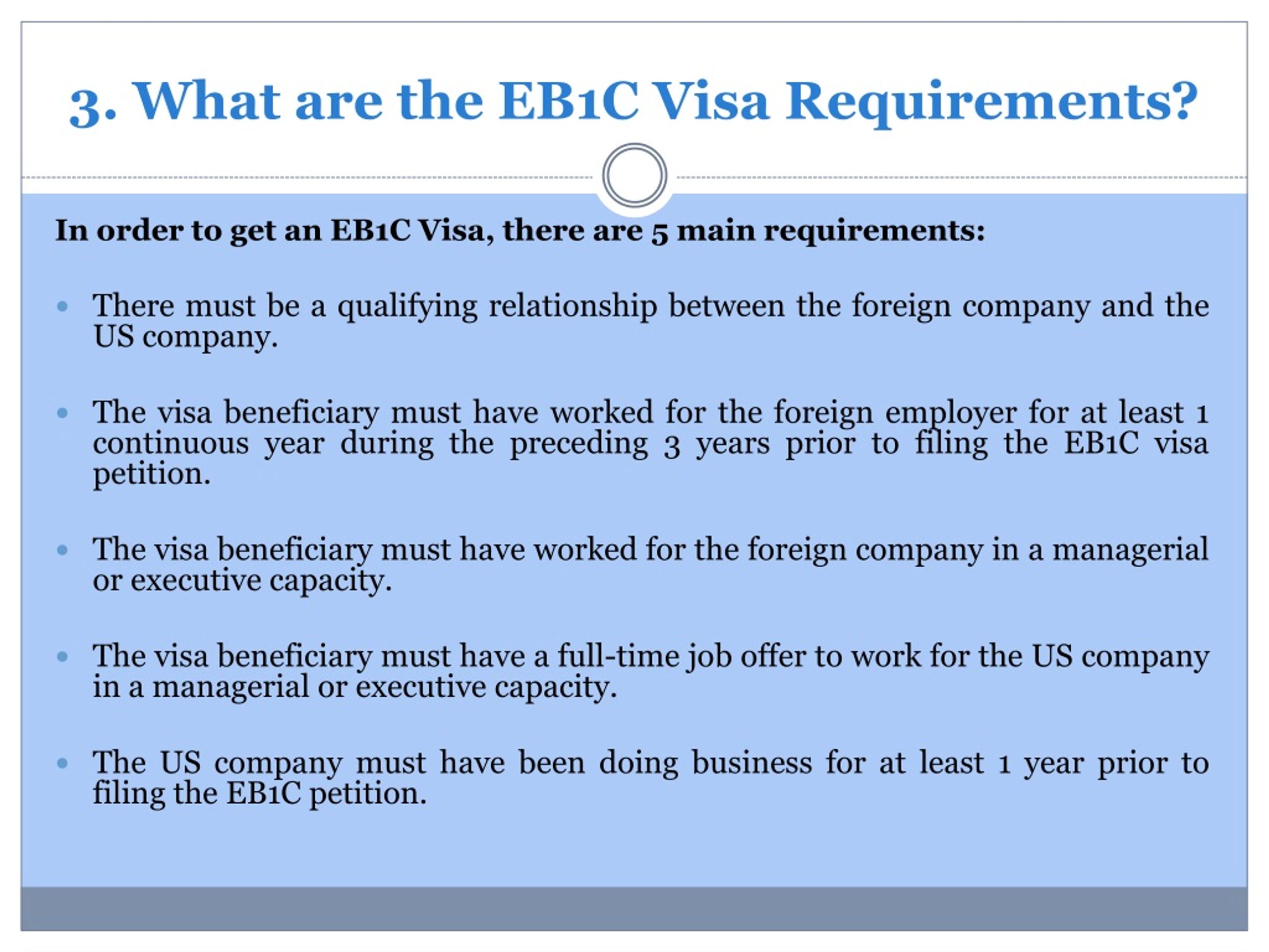 PPT EB1C Visa Requirements PowerPoint Presentation, free download