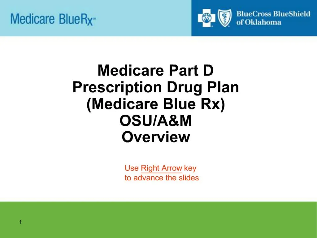 PPT Medicare Part D Prescription Drug Plan Medicare Blue Rx OSU