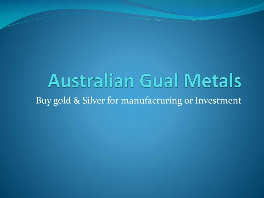 australian gual metals n.