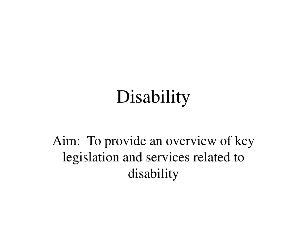 Ppt Disability Powerpoint Presentation Free Download Id8675750 3087