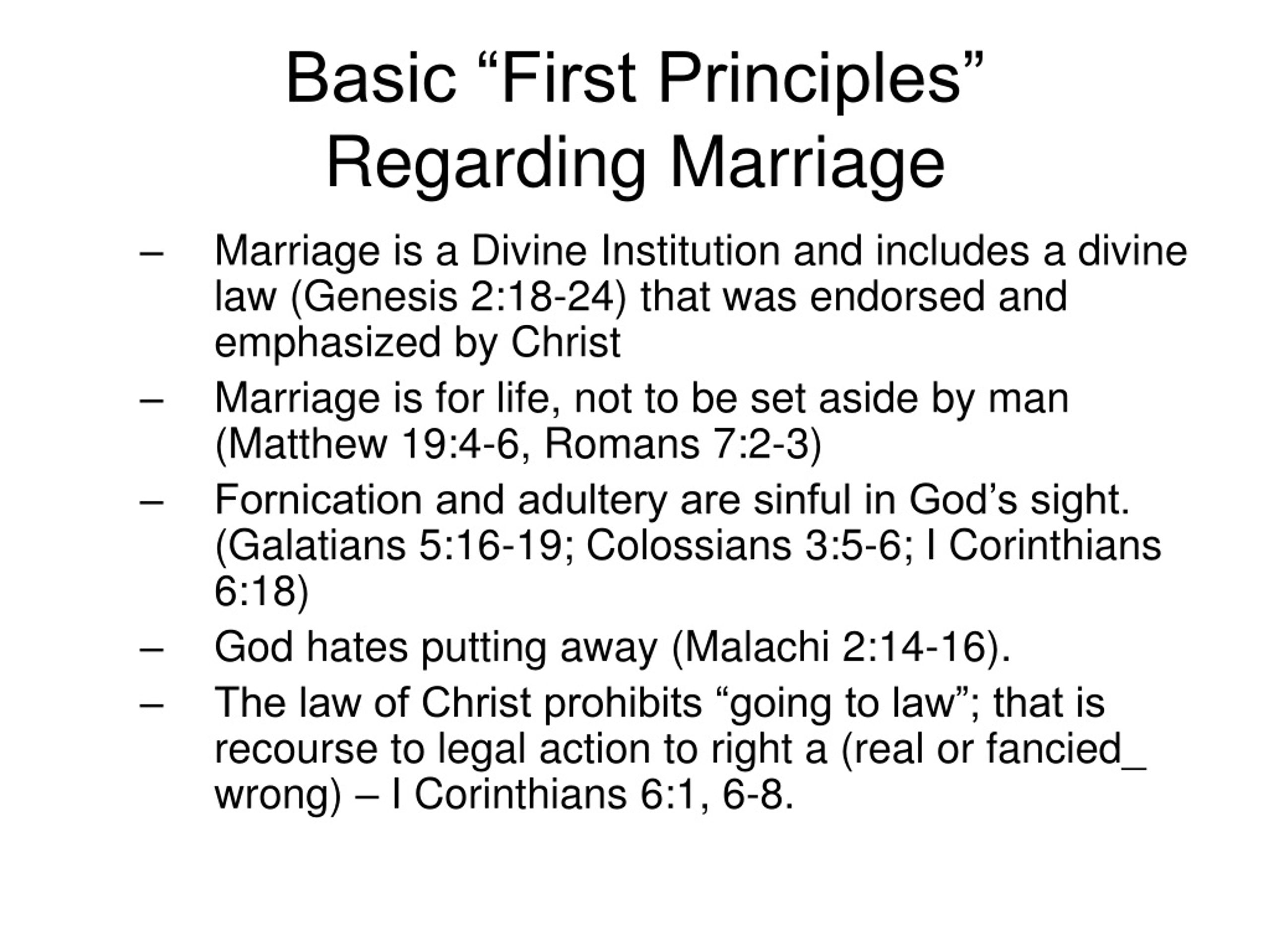 christian principles on dating and marriage