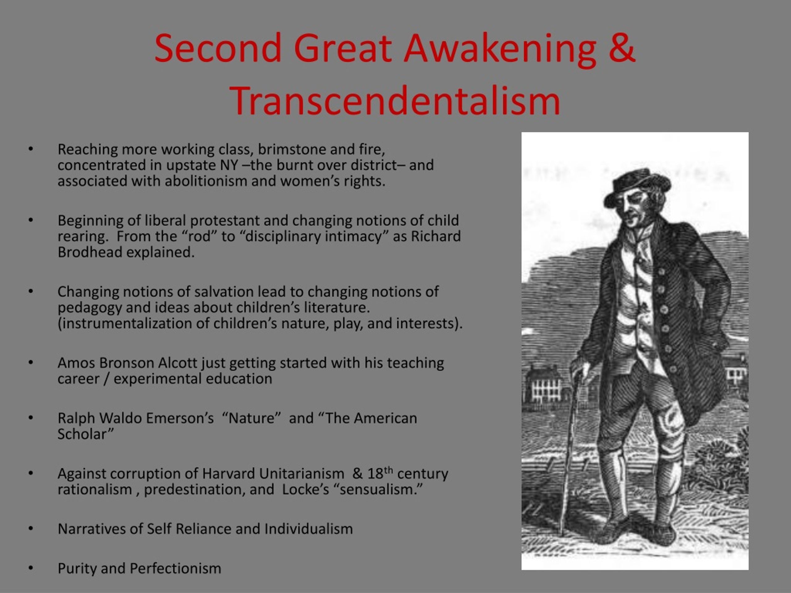 Similarities Between Transcendentalism And The Second Great Awakening