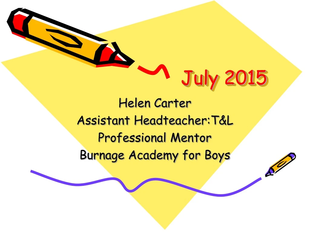 PPT July 2015 PowerPoint Presentation Free Download ID 8683414