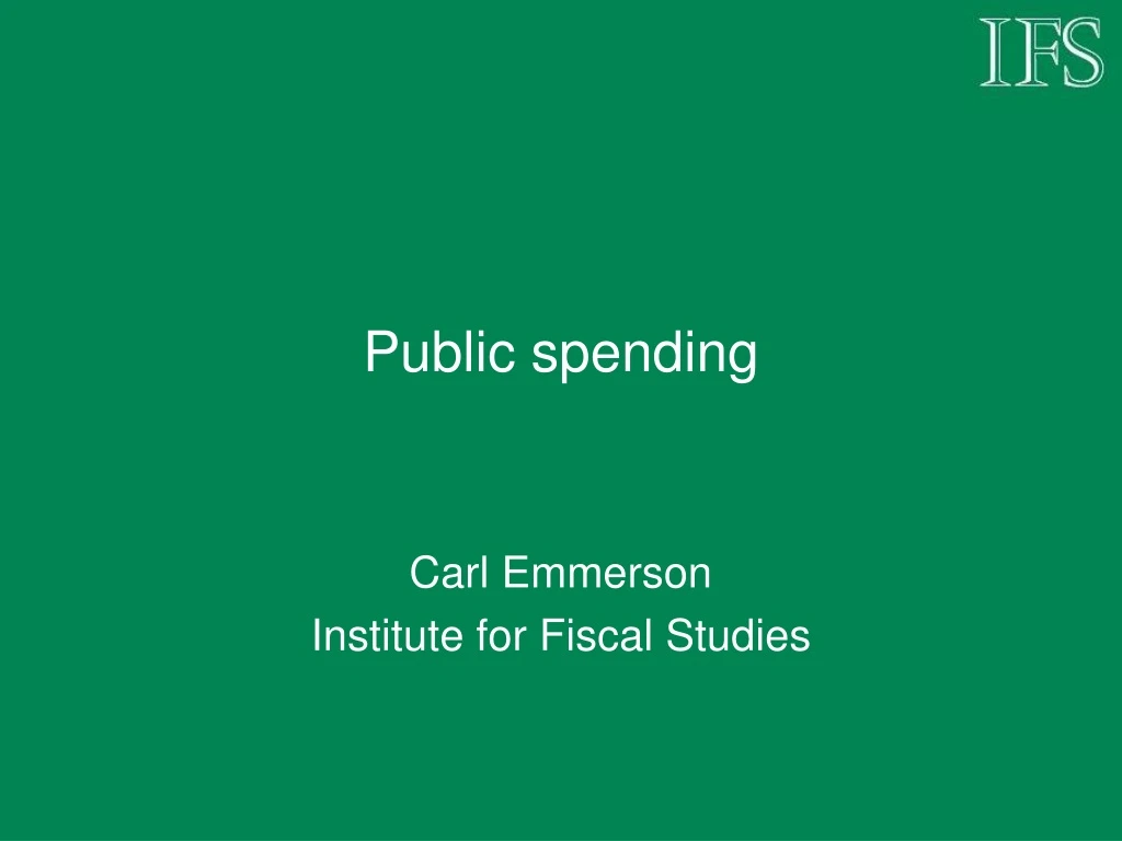 public spending n.