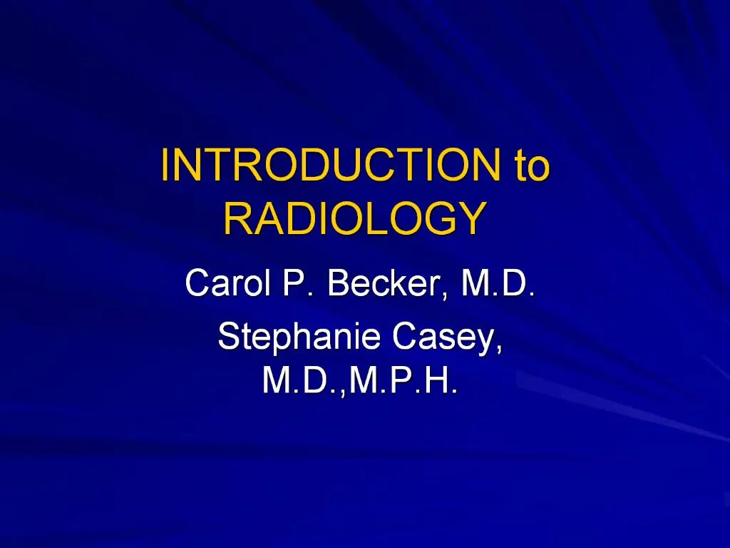 Ppt Introduction To Radiology Powerpoint Presentation Free Download Id868639 5788