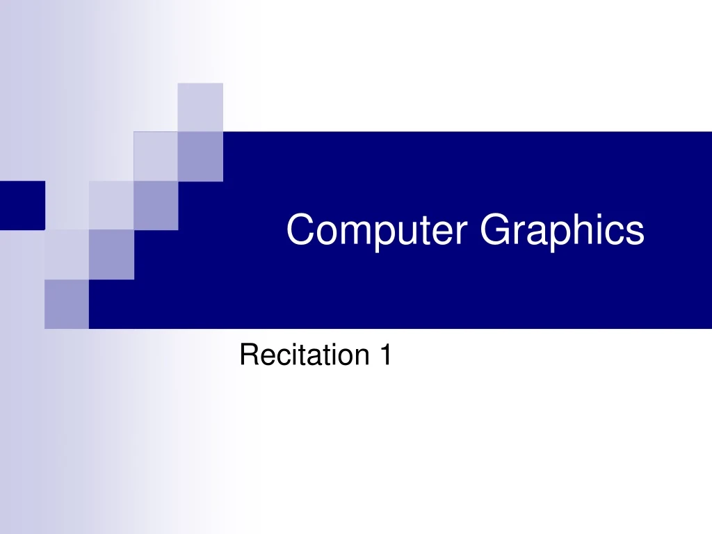 computer graphics powerpoint presentation