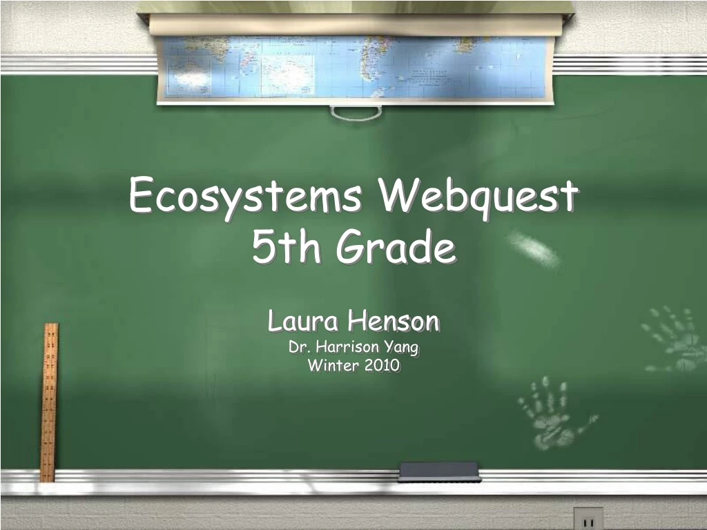 PPT - Ecosystems Webquest 5th Grade PowerPoint Presentation, Free ...