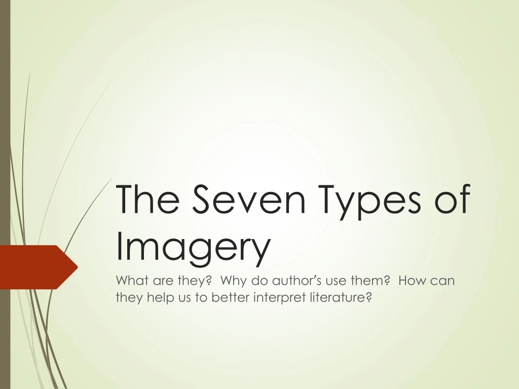 types of imagery used in literature types of imagery used in literature