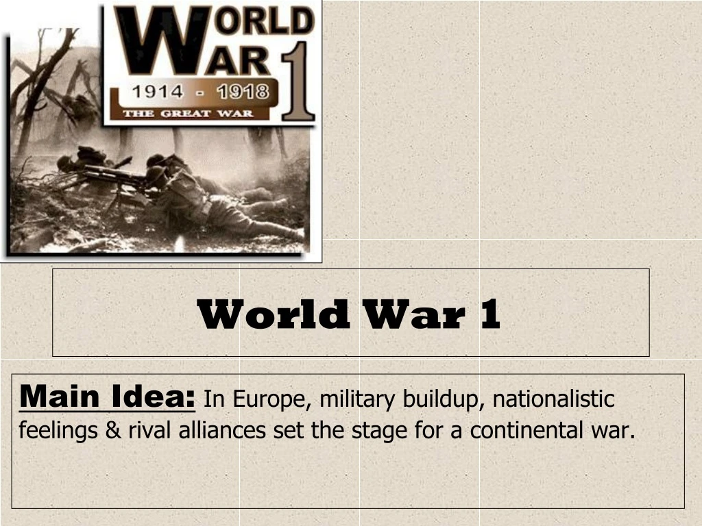 PPT - World War 1 PowerPoint Presentation, Free Download - ID:8705000