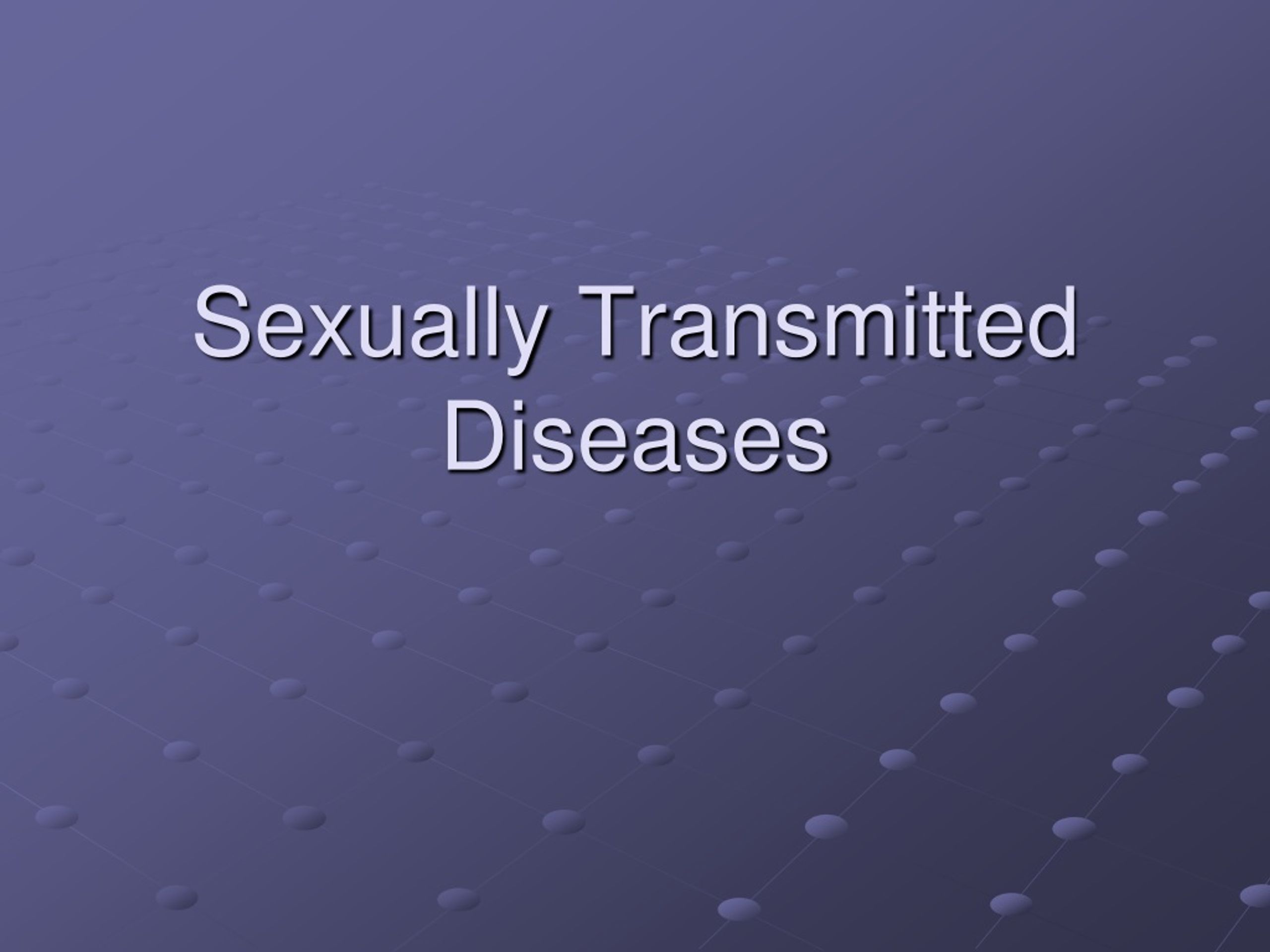 Ppt Sexually Transmitted Diseases Powerpoint Presentation Free Download Id8705723 4314