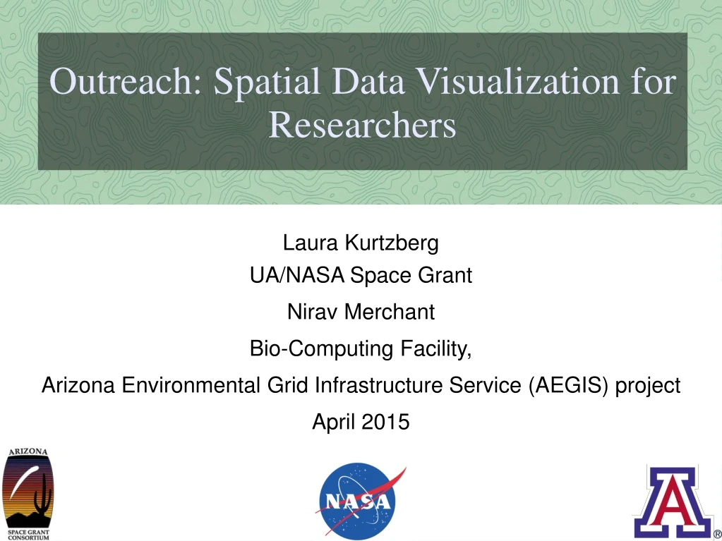 PPT - Outreach: Spatial Data Visualization for Researchers PowerPoint ...