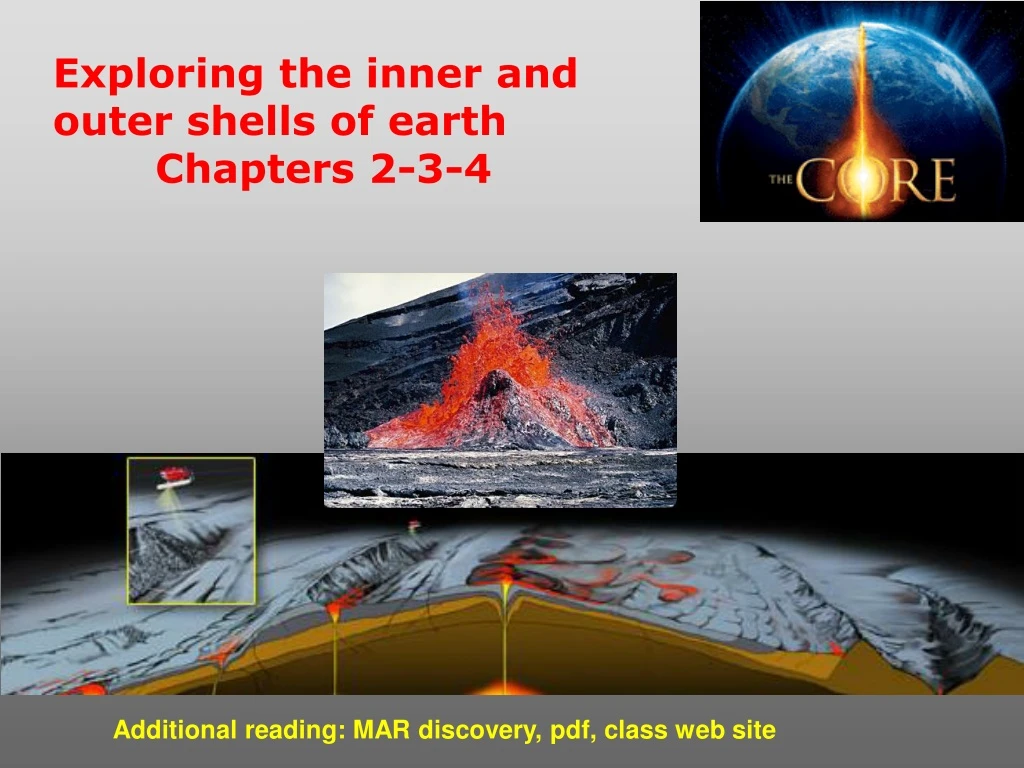 PPT - Exploring the inner and outer shells of earth Chapters 2-3-4 ...