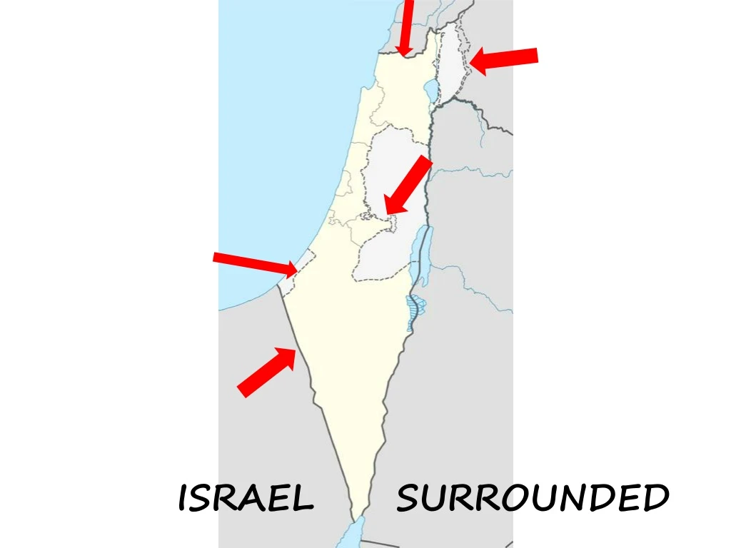 israel surrounded n.