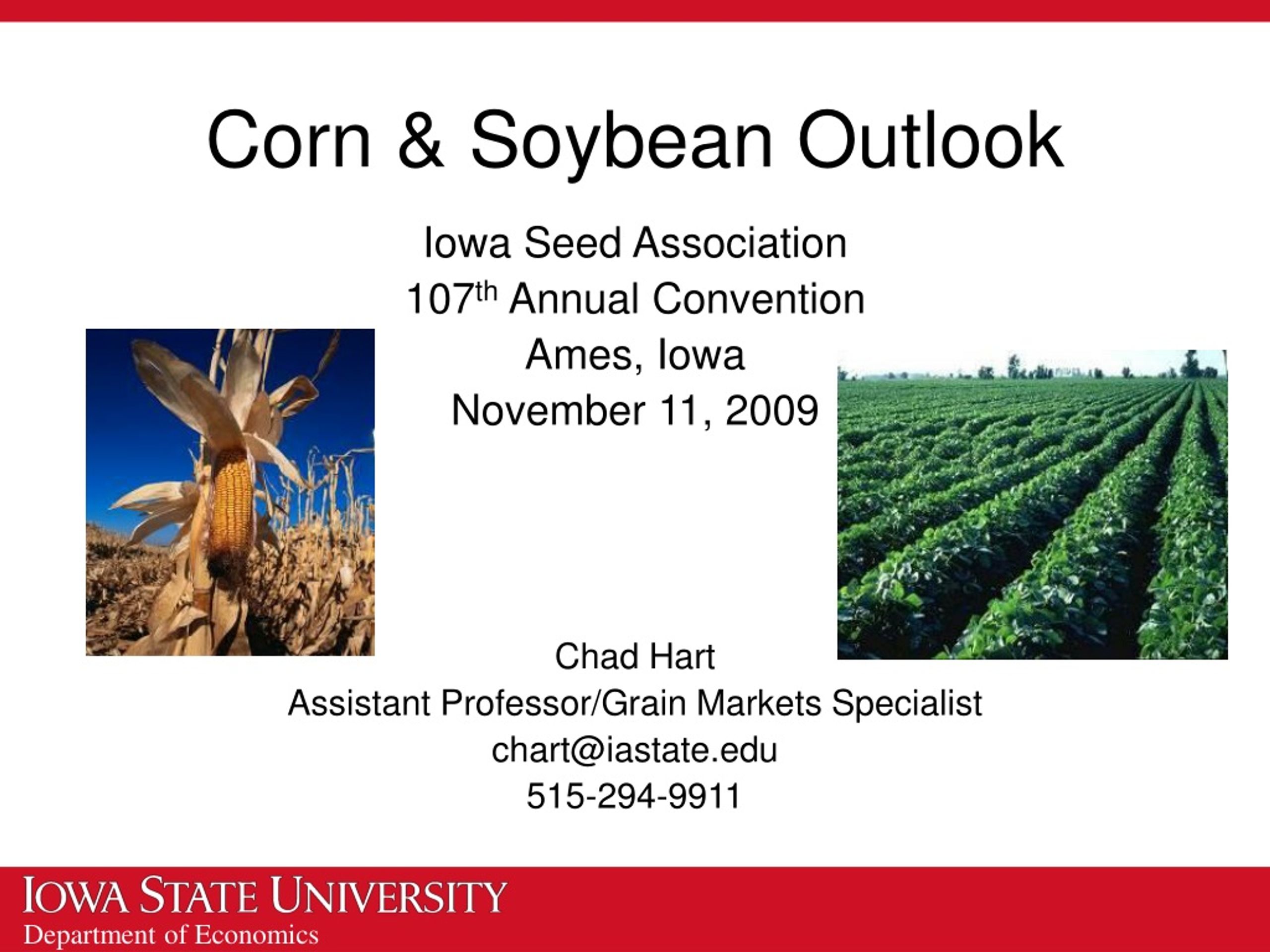 Ppt Corn And Soybean Outlook Powerpoint Presentation Free Download