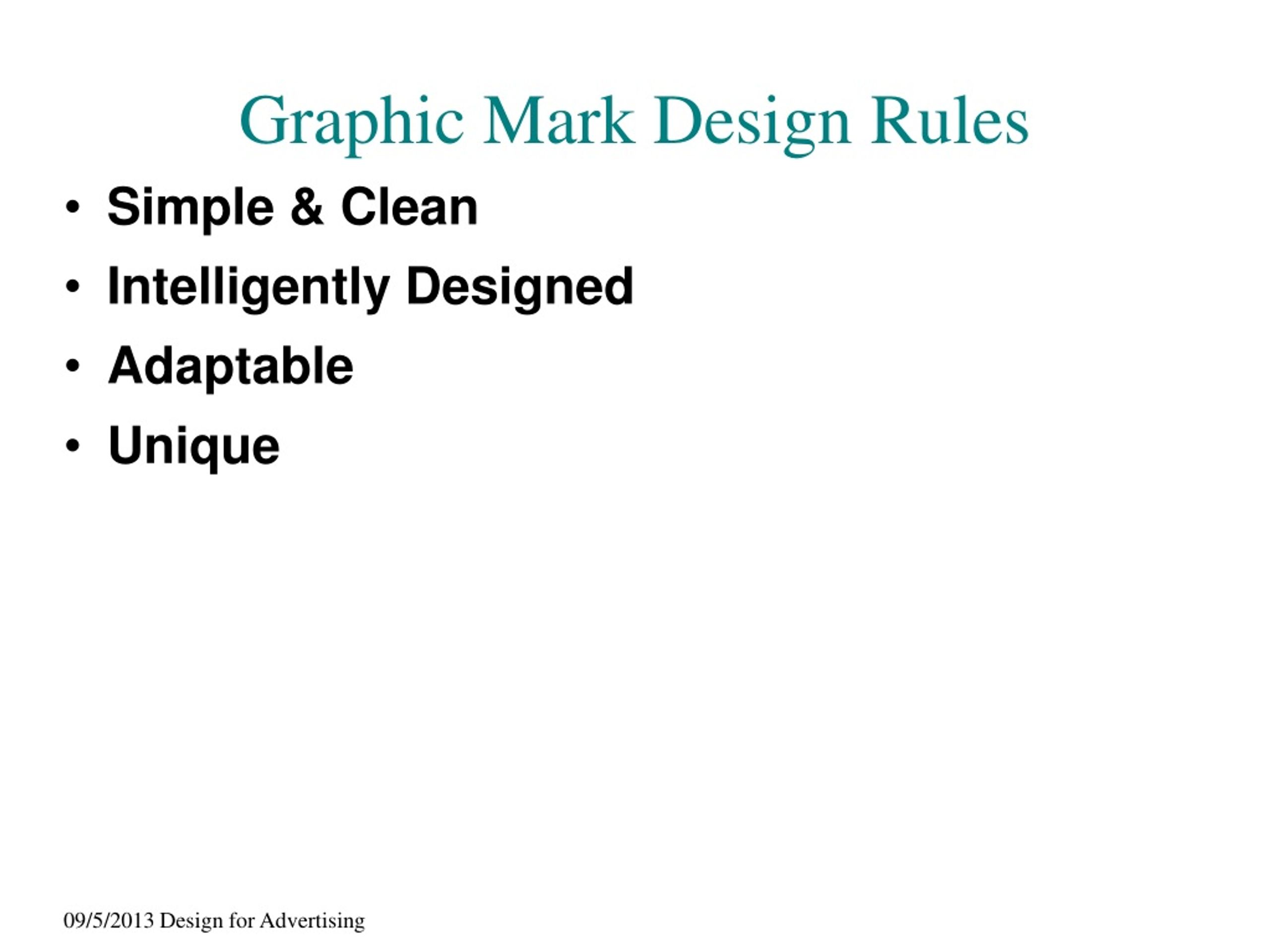 Graphic Mark Example PPT - Approaches in Designing the Graphic Mark PowerPoint Presentation ...