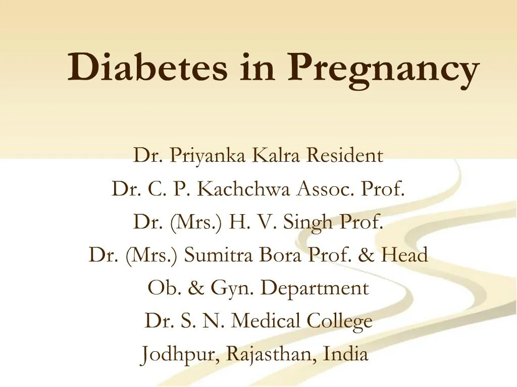 gestational diabetes ppt