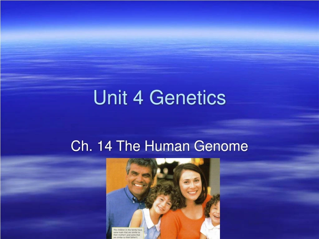 PPT - Unit 4 Genetics PowerPoint Presentation, Free Download - ID:8715575