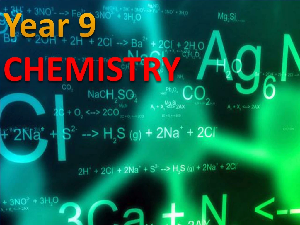 year 9 chemistry n.