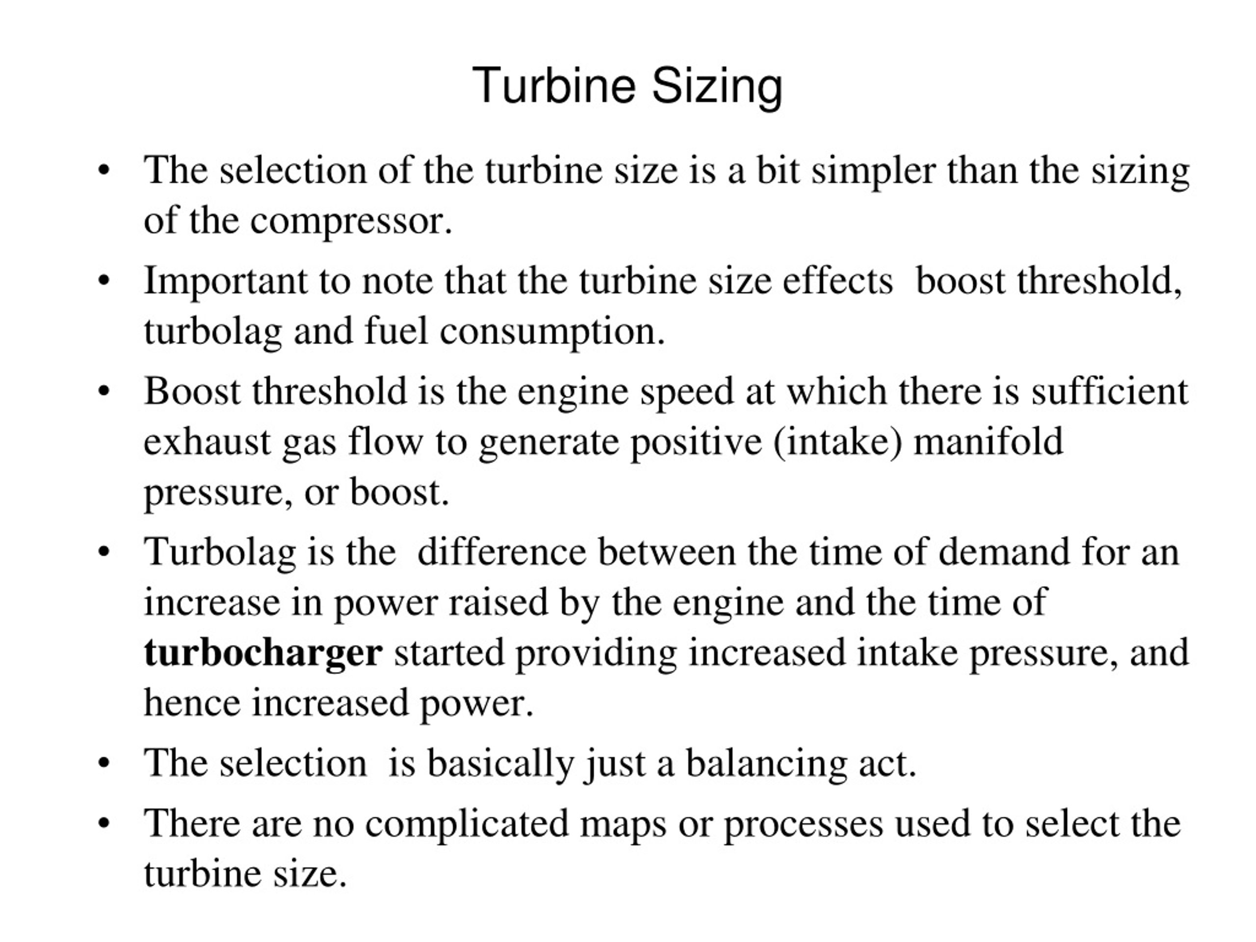 Turbo Lag vs Boost Threshold