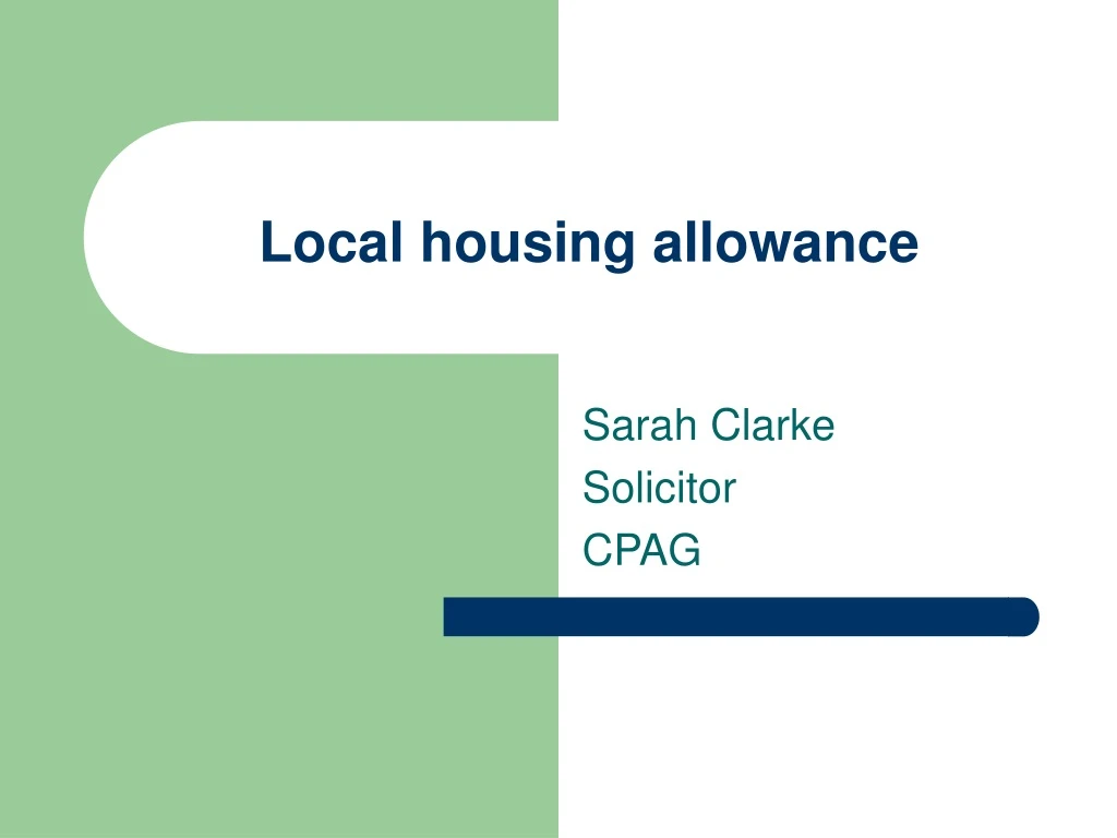 PPT - Local Housing Allowance PowerPoint Presentation, Free Download ...