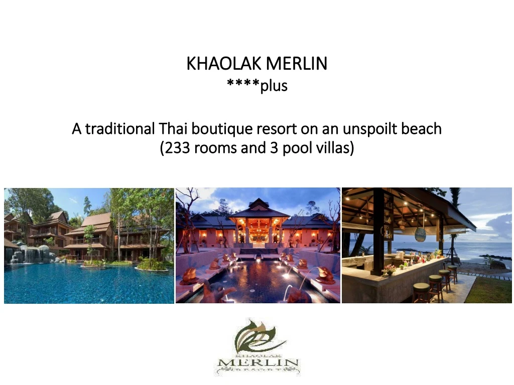khaolak merlin plus a traditional thai boutique n.