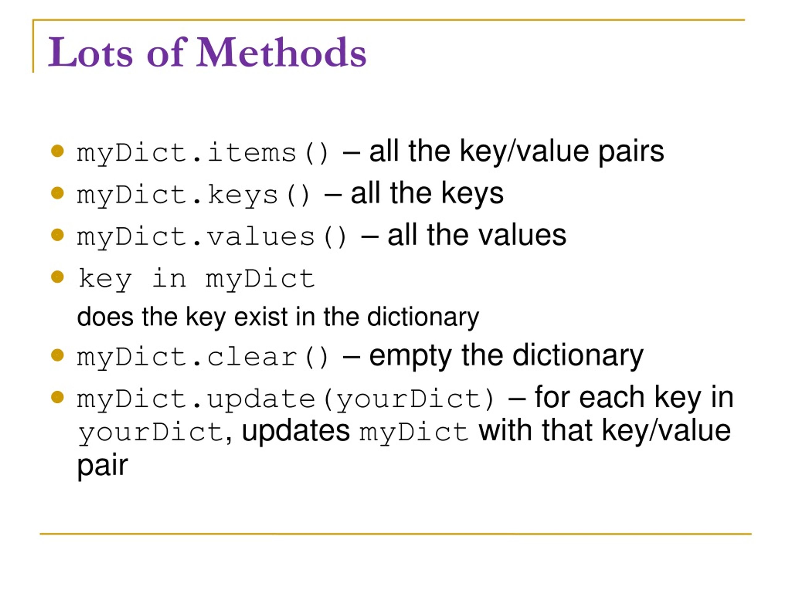 PPT Tuples and Dictionaries PowerPoint Presentation, free download