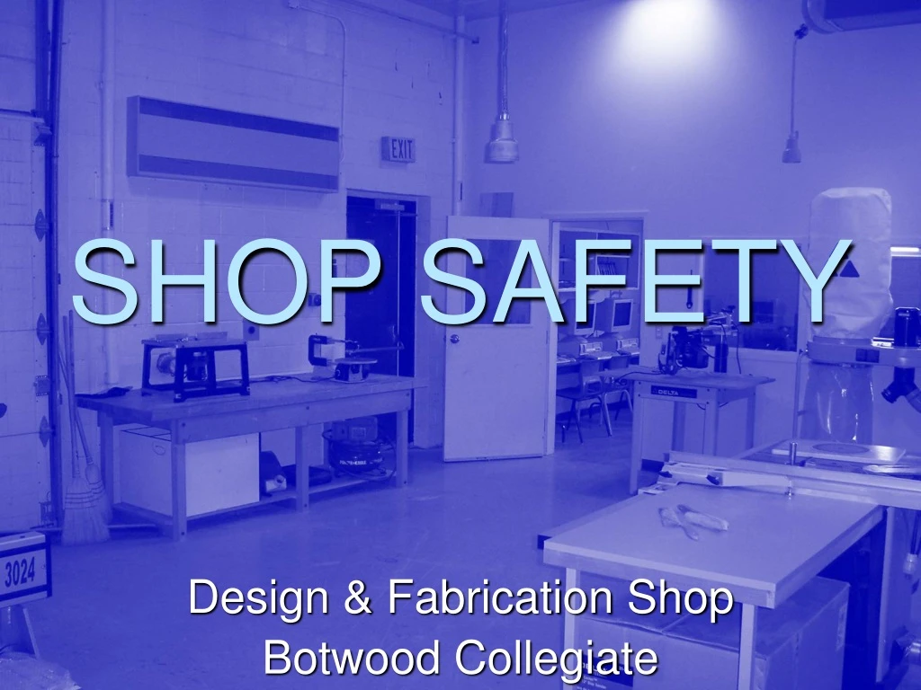 PPT SHOP SAFETY PowerPoint Presentation, free download ID8722924