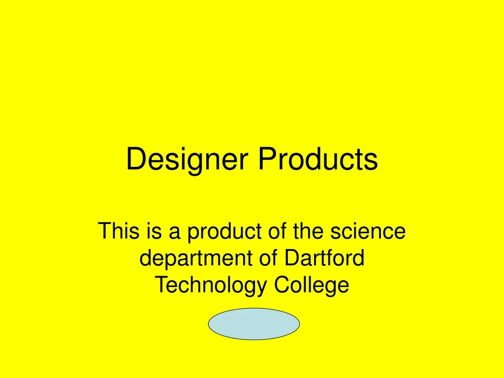designer products n.