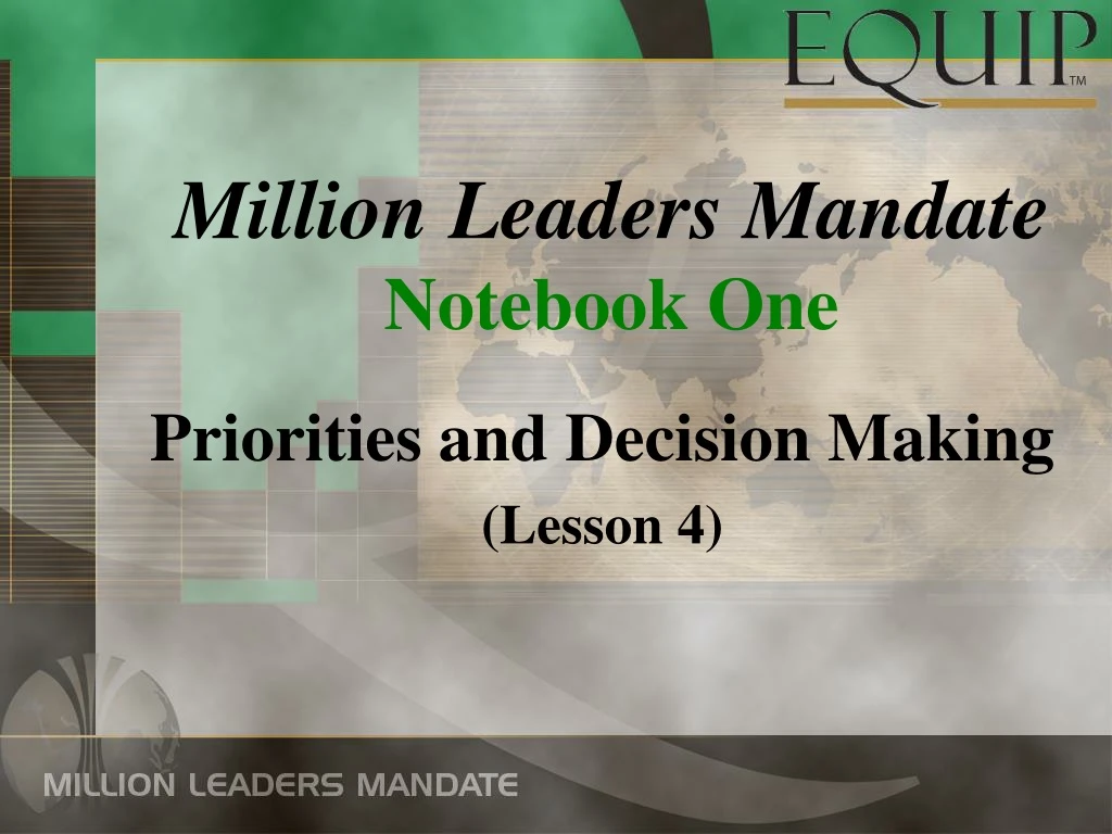 Million Mandate The $300 Million Mandate