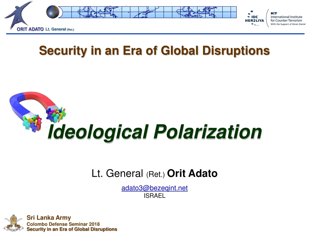 security in an era of global disruptions n.