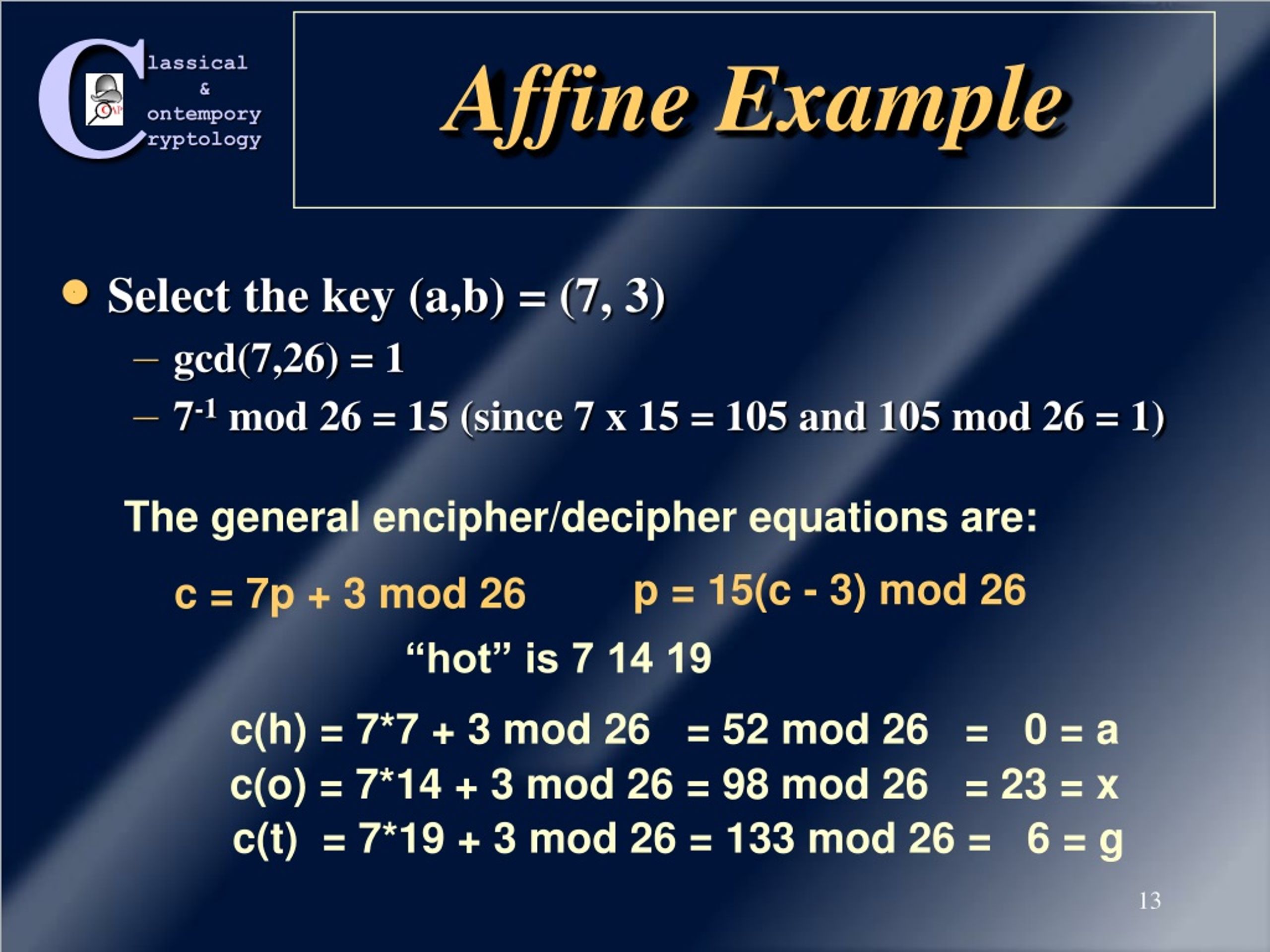 PPT - More Ciphers PowerPoint Presentation, Free Download - ID:8730253