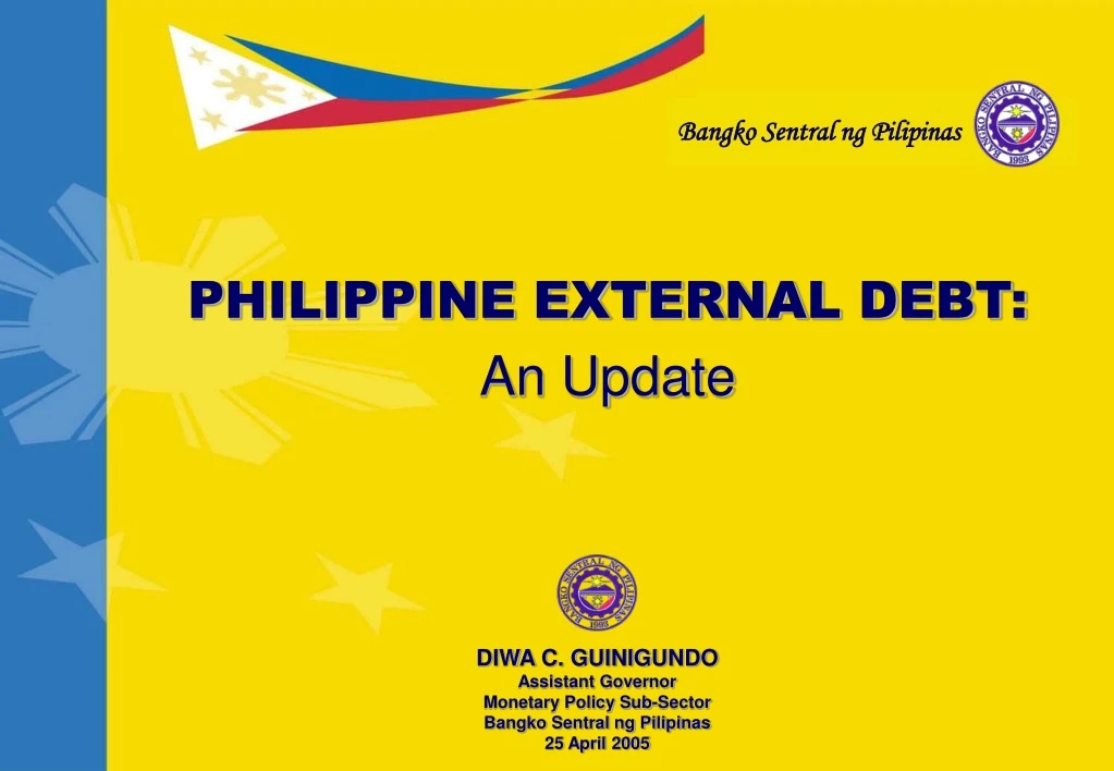 philippine external debt an update n.