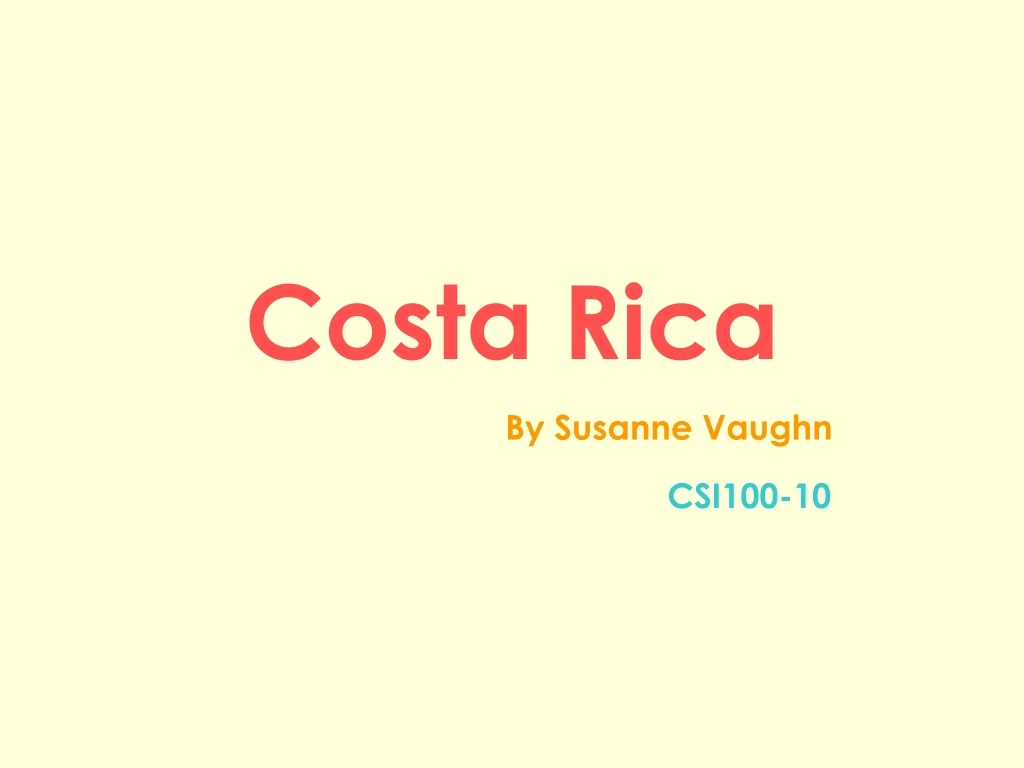 costa rica n.
