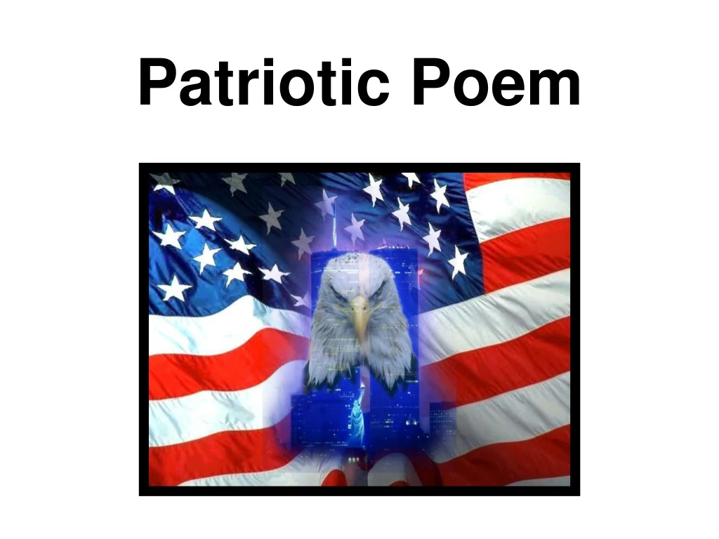 patriotic poem n.