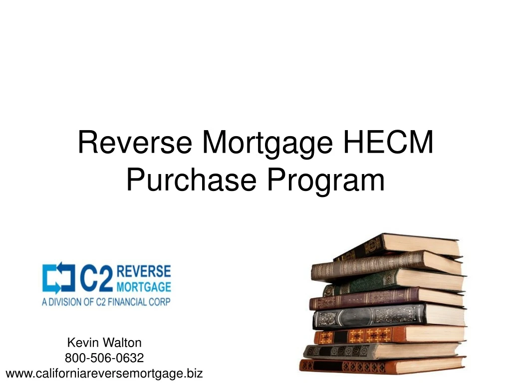 reverse mortgage hecm purchase program n.