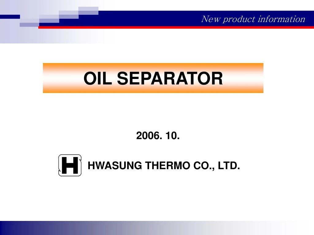 oil separator n.