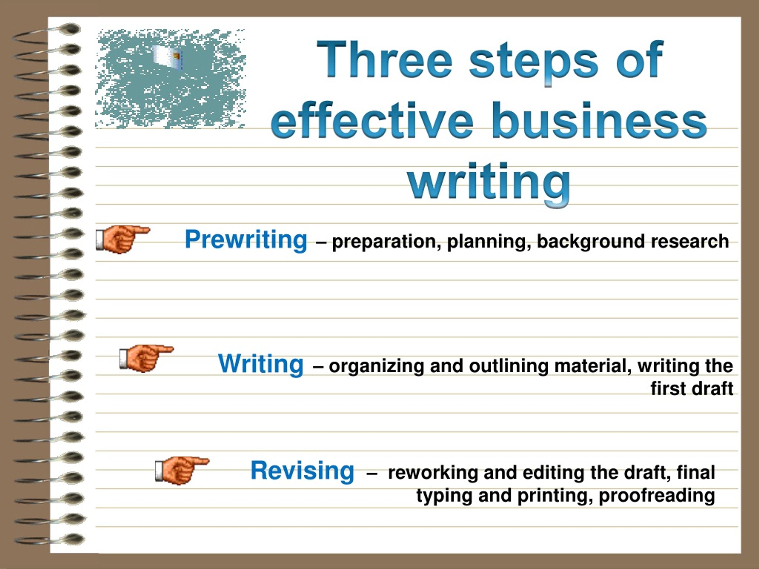 effective business writing presentation