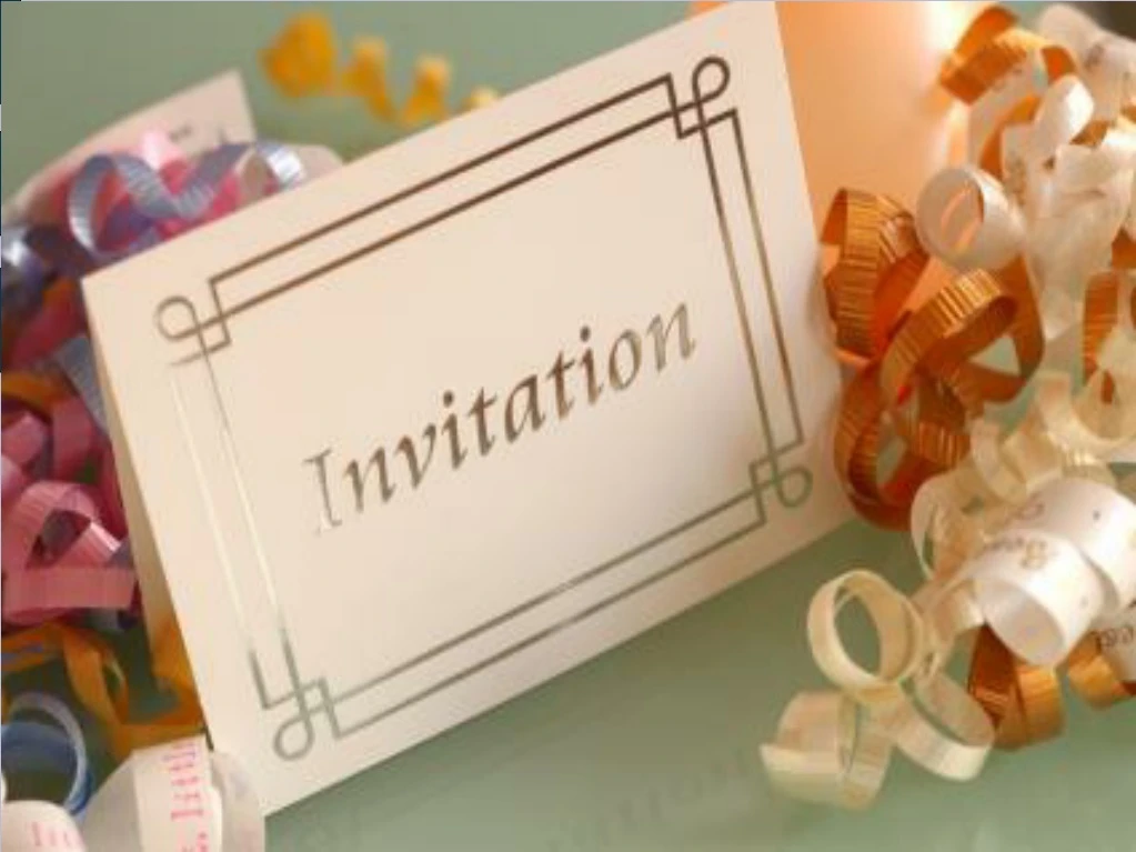 invitations n.
