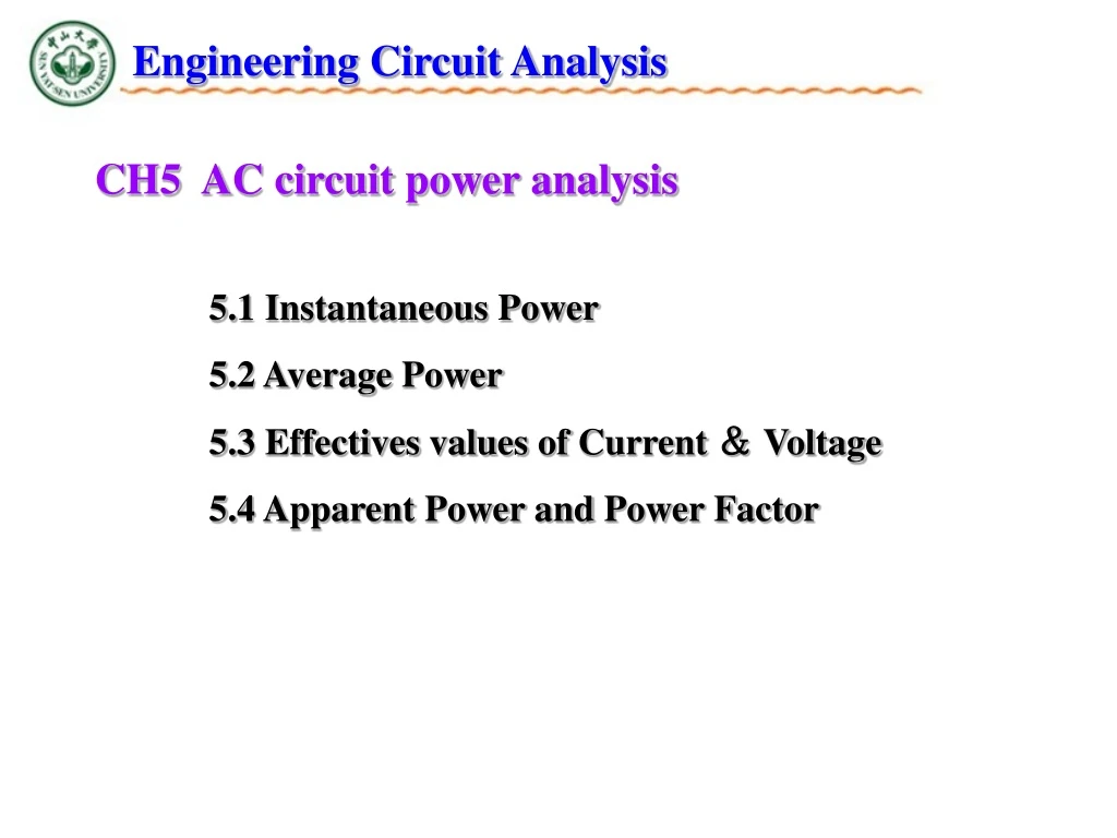 engineering circuit analysis n.